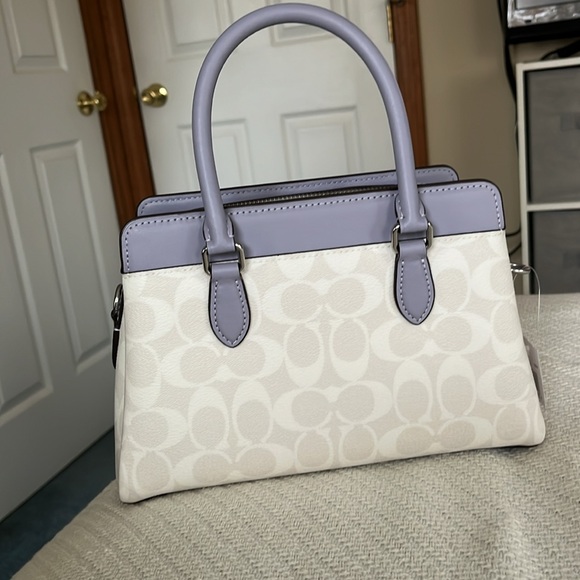Coach Mini Darcie in Chalk/Mist NWT. - Picture 2 of 13